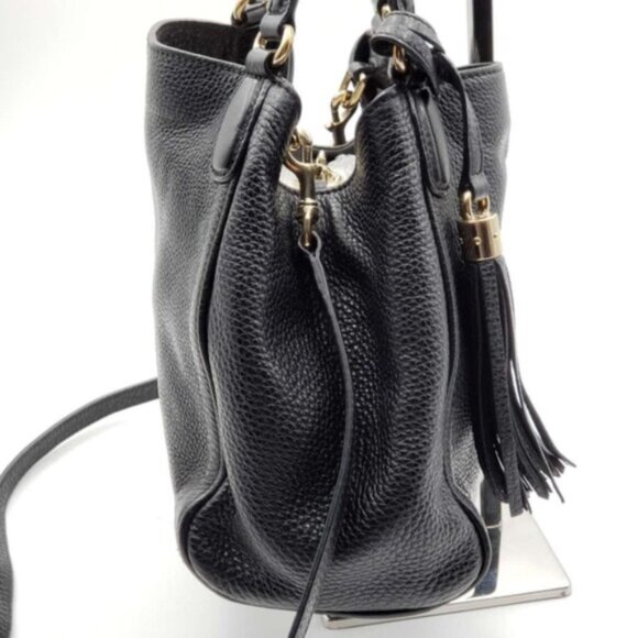 GUCCI Soho Black Leather Shoulder Bag lux583-100225 - Picture 4 of 16